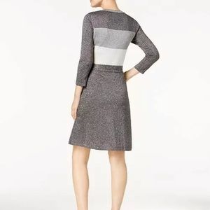 Calvin Klein Dresses - NWT Calvin Klein Silver Metallic Sweater Dress Calvin Klein Dresses - NWT Calvin Klein Silver Metallic Sweater Dress